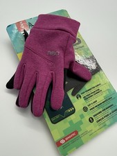 HEAD Kids Touchscreen Gloves in Raspberry Heather, Size Large M