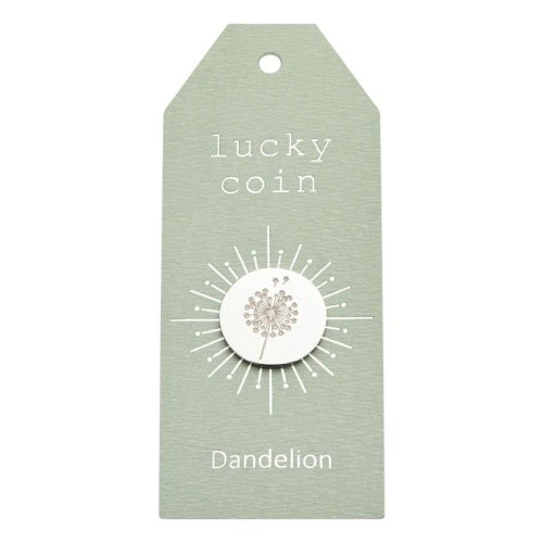 Lucky Coin "Lucky Coin - Dandelion" Stainless Steel Lucky Charm H.C.A.