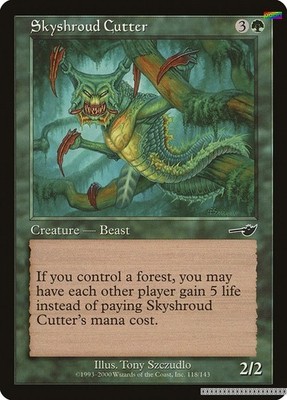 Skyshroud Cutter [NMS - 118] - DM [Foil] TCG MTG