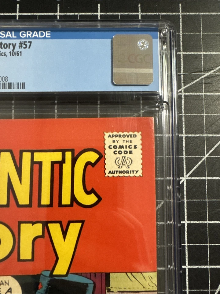 1961 Charlton Romantic Story #57 GGA Romance Love Hypodermic Needle Cover Comic - Image 3 of 4