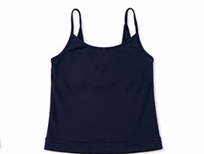 Women's Black Abercrombie Tank Top, Stretch Knit, Adjustable Straps, M 102