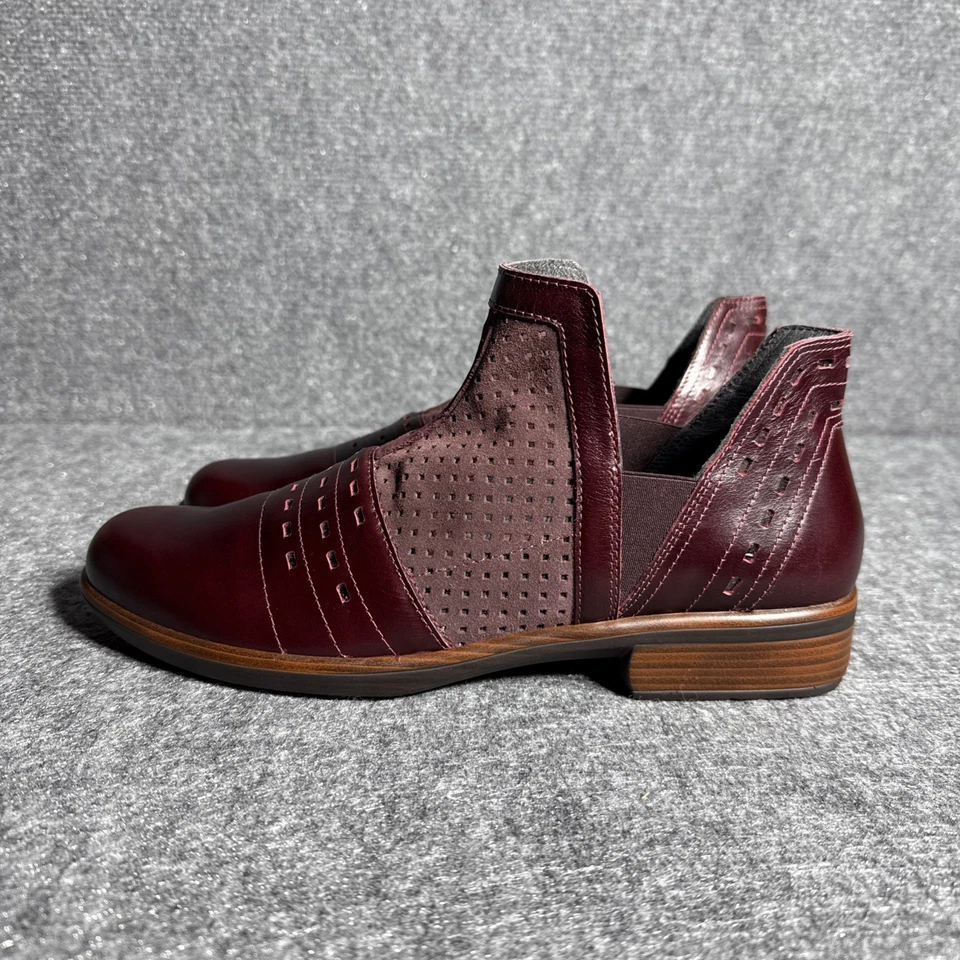 Botín para mujer Naot de gamuza/cuero burdeos/violeta nobuck EU 41 US 11 Foto 2 de 4