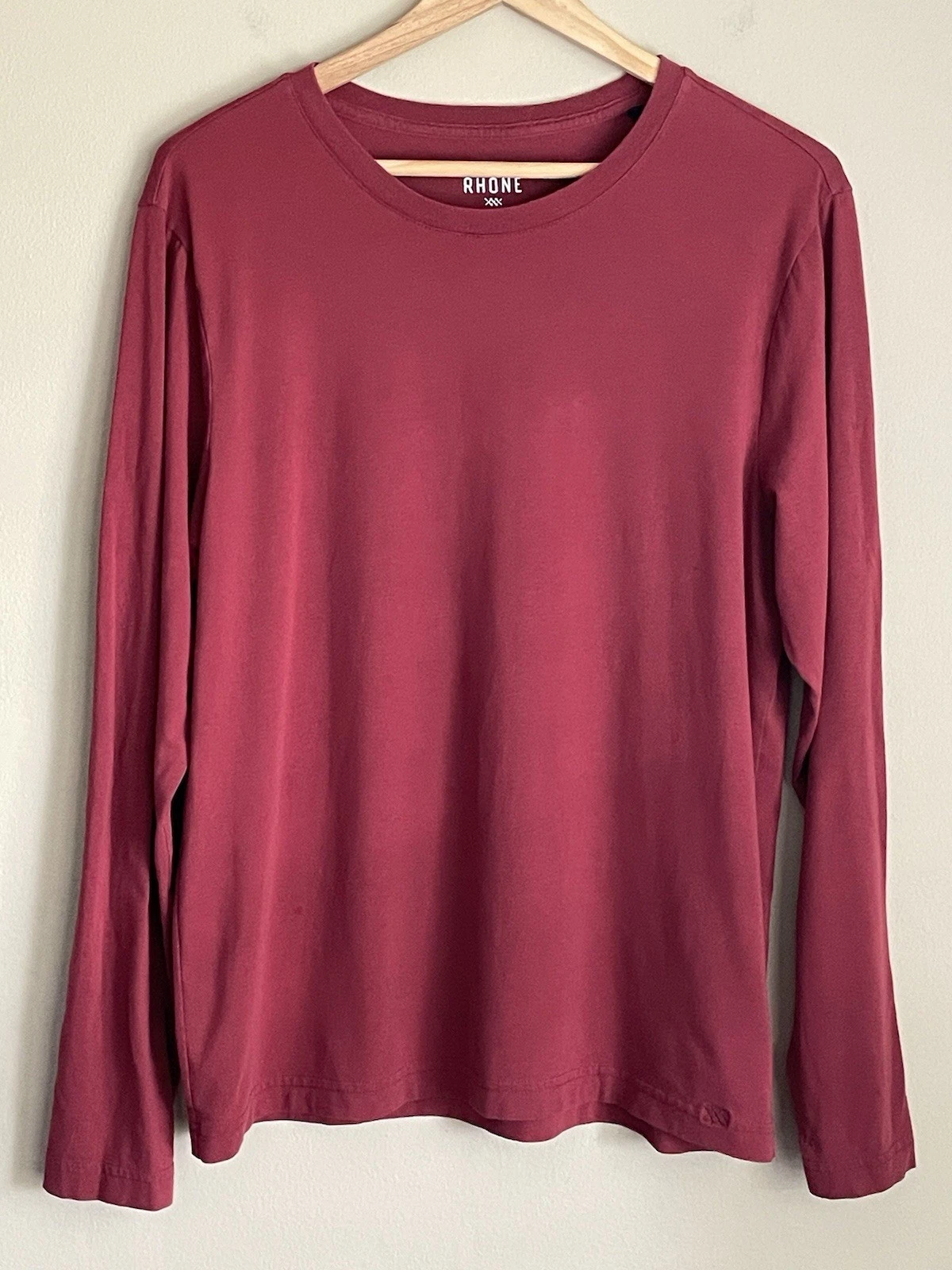Rhone Shirt Mens Medium Long Sleeve Performance Active Stretch Gym Tee T-Shirt