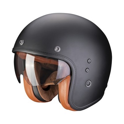 Scorpion open face helmet Belfast Evo Luxe matte black size: 3XL ECE 22.06