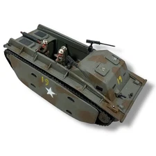 Vintage LVT-1 Alligator Tarawa Guadalcanal Military 1:72 Scale Model Camo Built