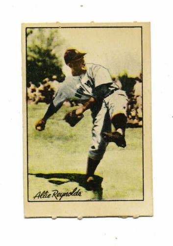 Allie Reynolds 1952 Berk Ross card