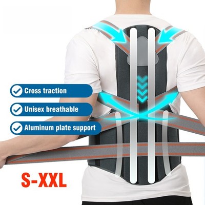 Sports Fitness Waist Support Belt Unisex Back Posture Correction Brace