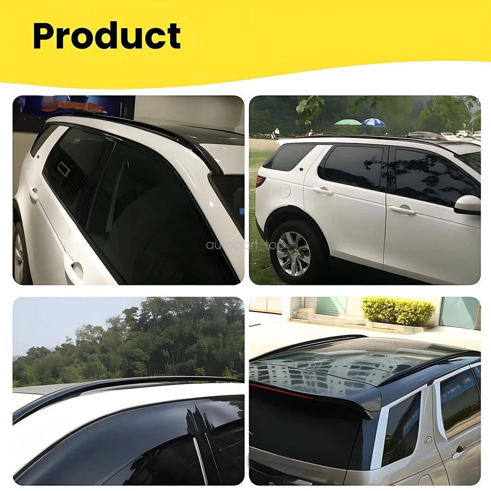 Barra transversal de techo para riel lateral Land Rover Discovery Sport 2015-2025 Foto 3 de 4