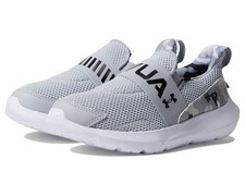 Under Armour Boy's Surge 3 Slip-On Little Kid Mod Gray/Black/Black 10