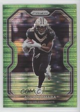 2020 Panini Prizm Neon Green Pulsar Prizm Alvin Kamara #246 04cw