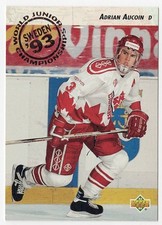 1992-93 UPPER DECK HOCKEY ADRIAN AUCOIN RC #251