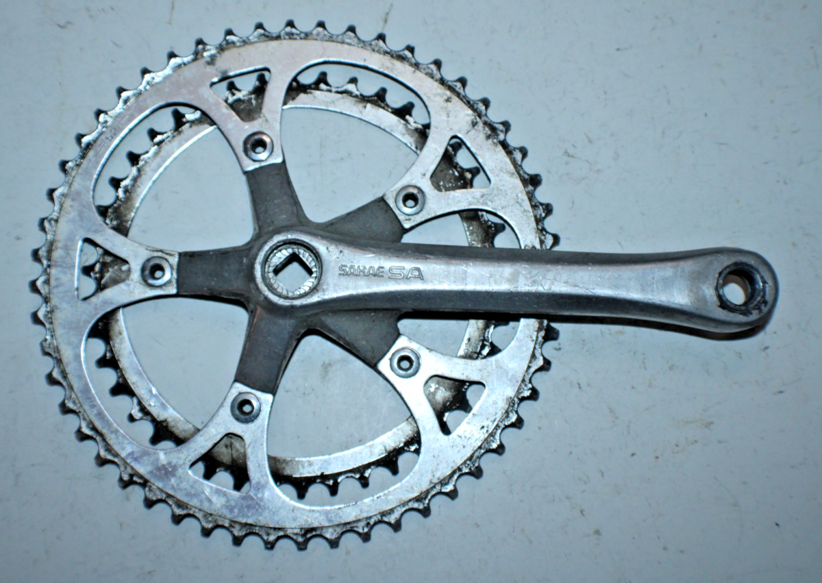 Vintage Sakae SA Double Drive Side Crank Arm 170mm 52/42T 110BCD