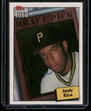1994 Topps - Andy Rice #208 Draft Pick RC Signed Autographed Card