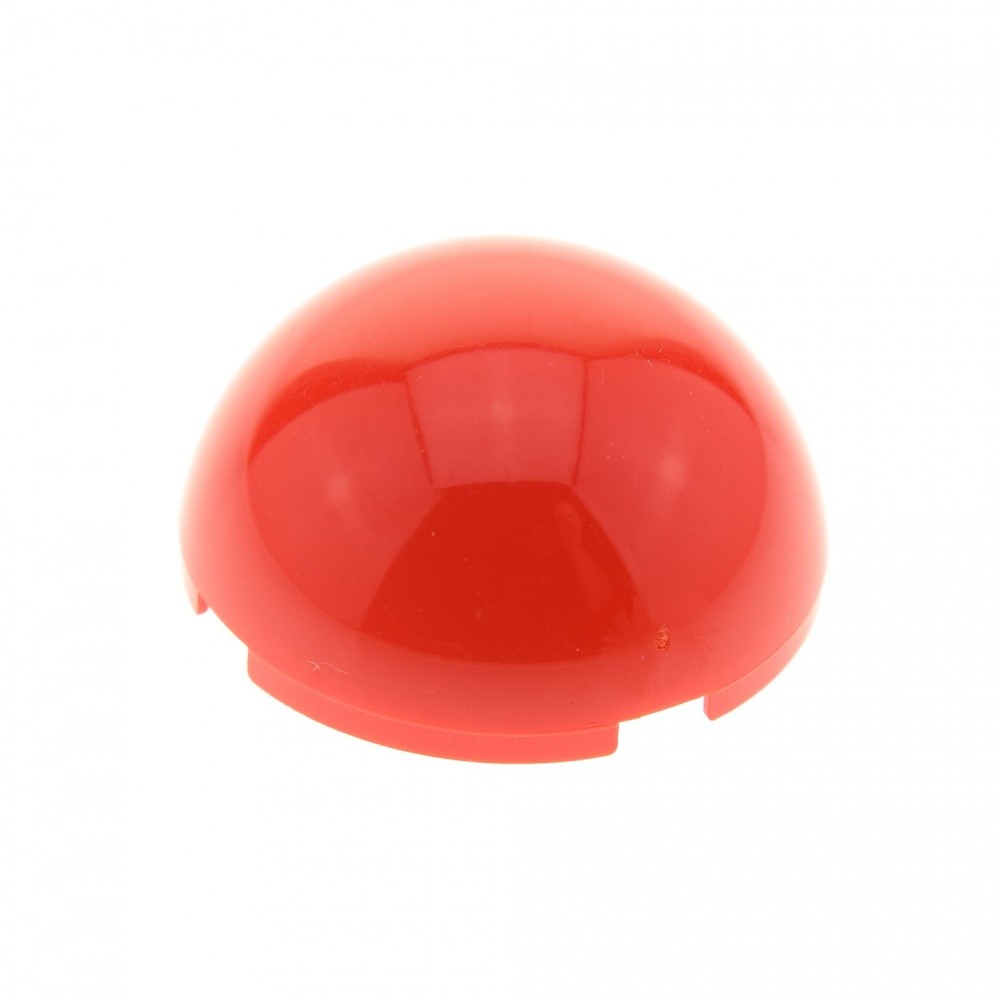 1X Lego Cylinder Hemisphere 4X4X2 Red Dome Half Sphere 7984 35319 35320 86500