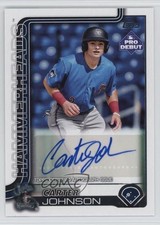2025 Topps Pro Debut Auto Carter Johnson #PD-187 Auto 1ki4