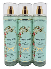 NEW Bath Body Works Lot of 3 Bottles Fairytale Fine Fragrance Mist Spray 8 oz