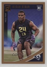 2018 Panini Donruss Rookie Press Proof Bronze Micah Kiser #394 u8h