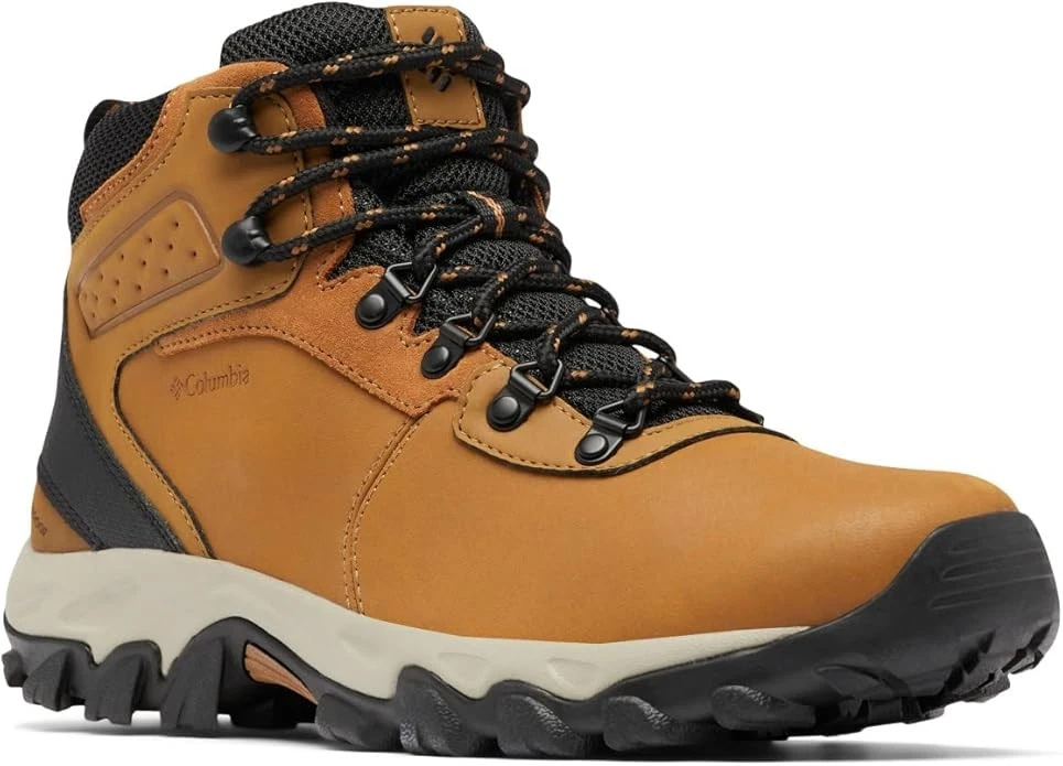 COLUMBIA Men’s Newton Ridge Plus II Waterproof Hiking Boot - Elk, Black - SZ 15