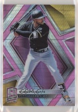 2019 Panini Chronicles Spectra Neon Pink Prizm 16/75 Starling Marte #76 ow1