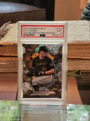 Paul Skenes - PSA 9 - 2023 Bowman's Best #TP-22 Mini-Diamond Ref - 114/299