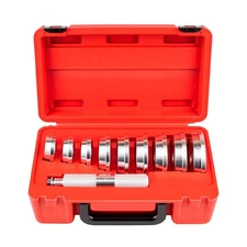 10pcs Bearing Race and Seal Driver Set, Bearing Press Kit with 1pc Driver Han...