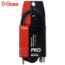 Hosa HSX-005 5FT Rean 1/4" TRS to XLR M Pro Balanced Interconnect Cable