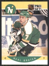 1990-91 Pro Set #132 Neal Broten Minnesota North Stars 3217