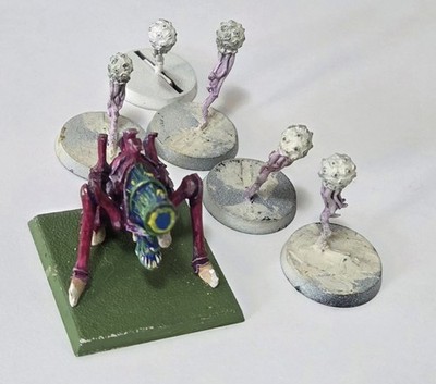 Warhammer 40k - Tyranid Biovore & Spire Mines 5x - Metal OOP