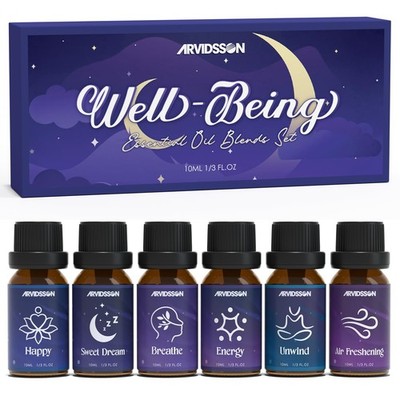 Essential Oil Blends Set, ARVIDSSON Natural 2 Fl Oz (Pack of 1), Blend 