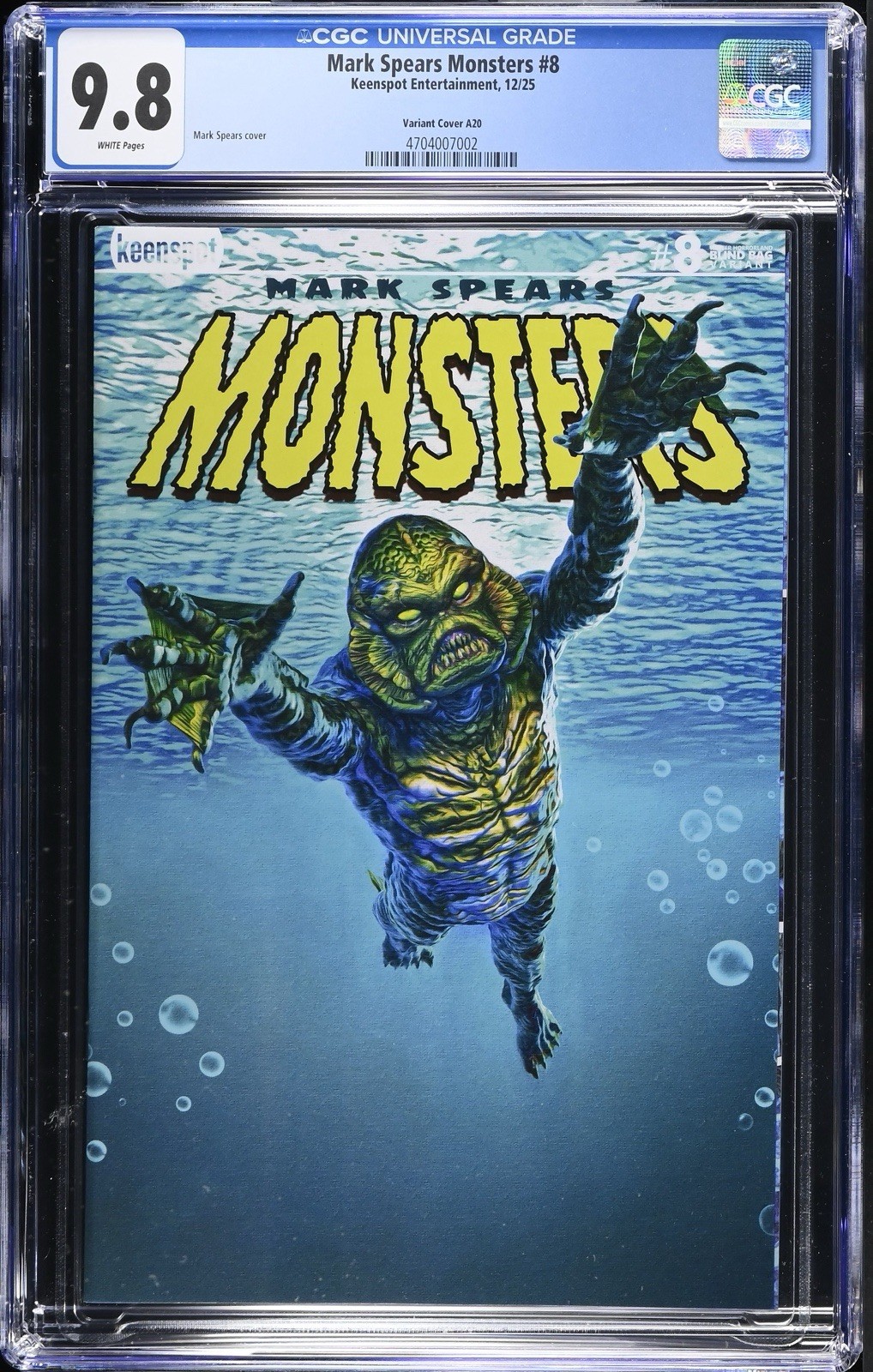 Mark Spears Monsters #8 - CGC 9.8 - Keenspot Entertainment 2025 Cover A20