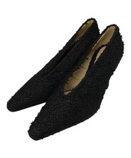 BOTTEGA VENETA Almond Pumps/ Black/ Size: 38 1/2