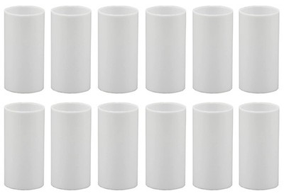 High-Quality 1.75'' White Plastic Candle Sleeves for Stylish Lighting