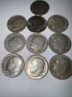 Lot of 10 90% Silver  Rosevelt Dimes