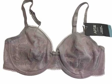 Apt.9 Unlined SEMI DEMI Lace Bra Gull Grey ZA73B100Z Sz.34D,34DDD,36D