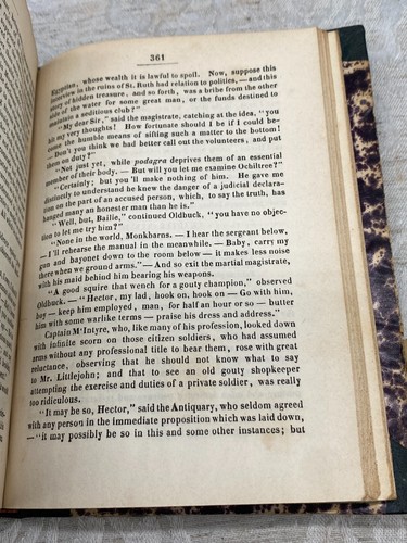 Antikes Buch von 1845, Collection of British Authors The Antiquary by Sir Walter - Bild 22 von 23