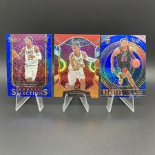 2020-21 Select Basketball Isaac Okoro RC Rookies Blue Red Orange Shimmer