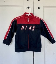 Nike Zip Up Jacket Toddler Baby Boys 18 Month Red And Black