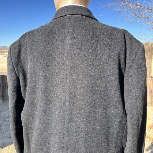 Roberto Vasalli Cashmere blend heavy weight Men Trench coat (48) Made In Brazil - Picture 11 of 11