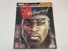 50 Cent Bulletproof PS2 Xbox No Poster Player's Guide Strategy Book Brady Games