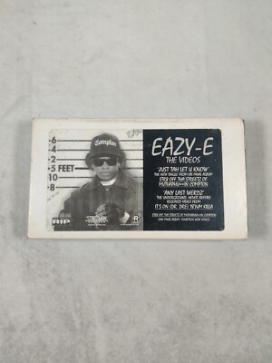 Eazy-E The Videos VHS  Just Tah Let You Know   1995 *READ DESCRIPTION!*