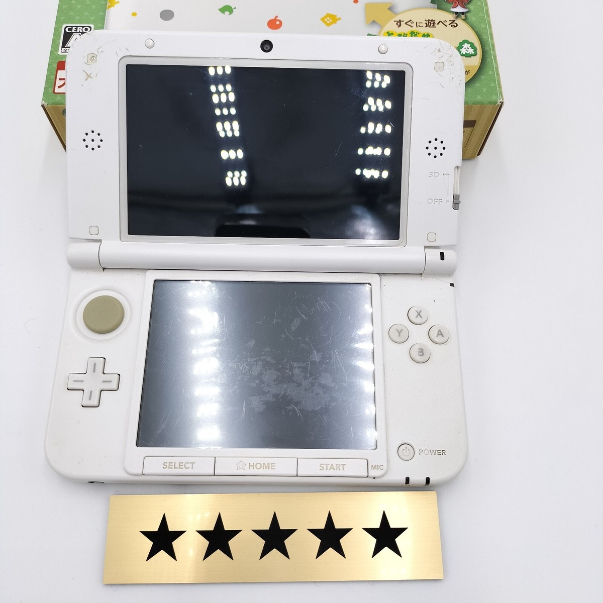 H057 3DS LL XL Console Animal Crossing Tested With Box