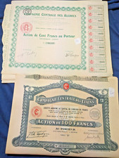 FRANCE: 4 + 5 compagnie generale des Alcools / des Etains (steel)