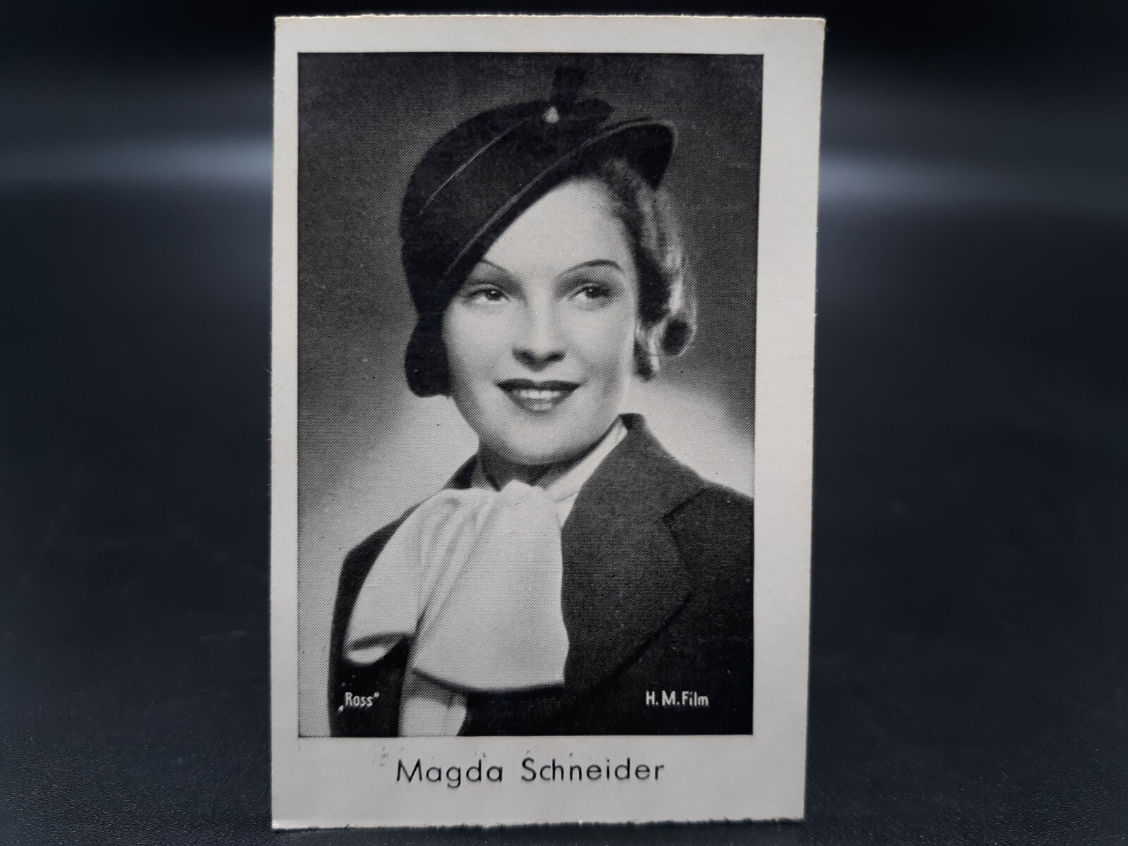 1930's Ramses Film Stars Magda Scneider Rare Tobacco Cigarette Movie Card A 585