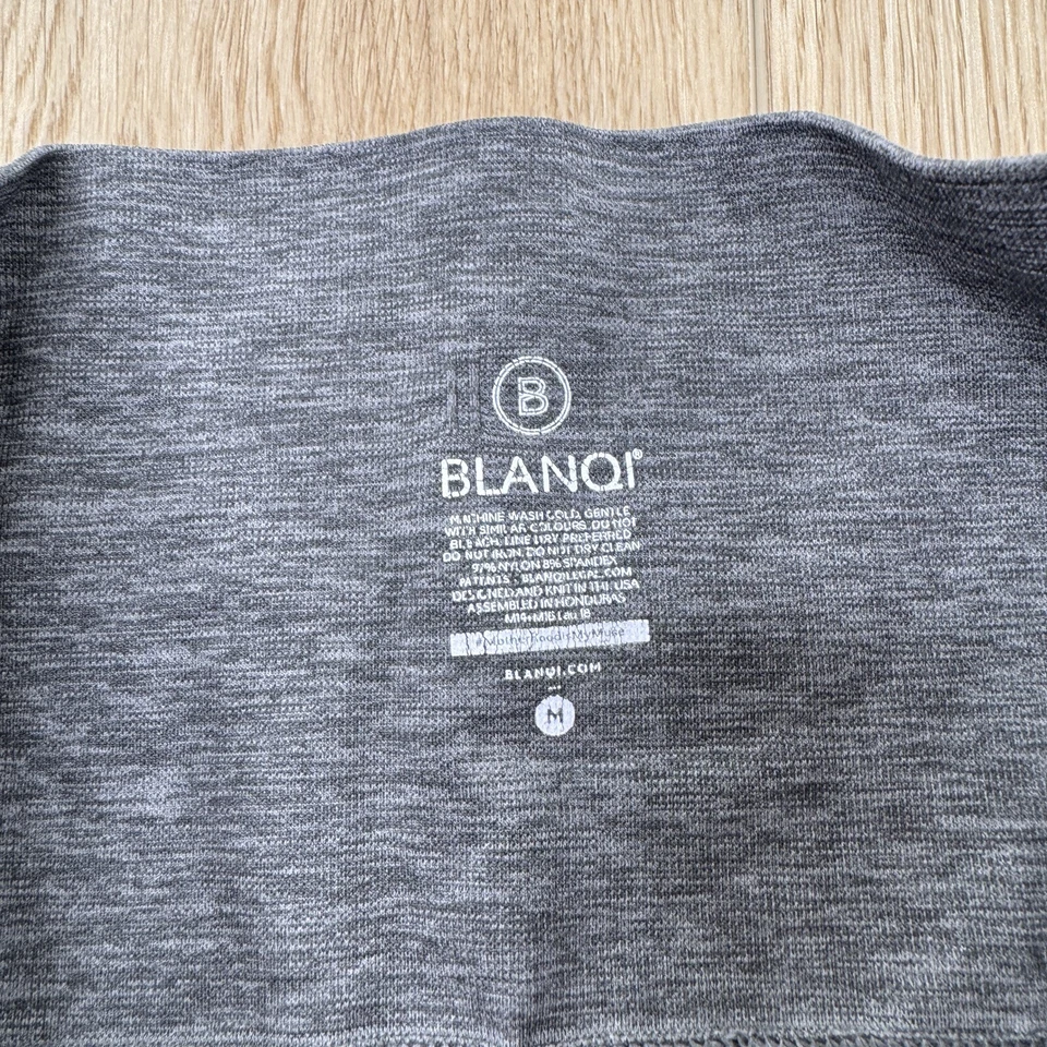 Blanqi Sz M Maternity Space Dye Heather Leggings Support Compression Pregnancy - Image 2 of 4