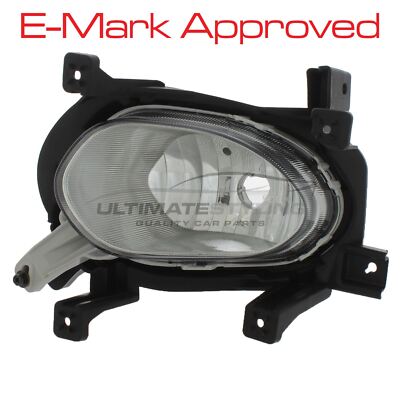 Fog Light Fits Kia Ceed JD 2012-2016 Front Spot Lamp Chrome Passenger Side Left