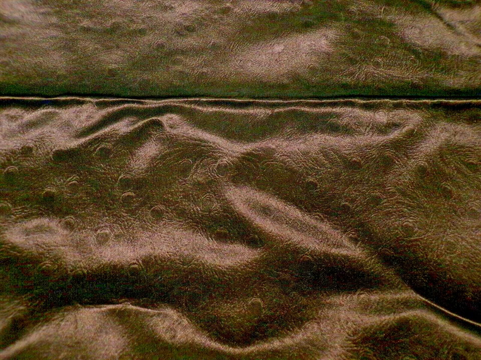 Vintage 1 Piece de satinette noire motifs ton sur ton - Photo 2/4