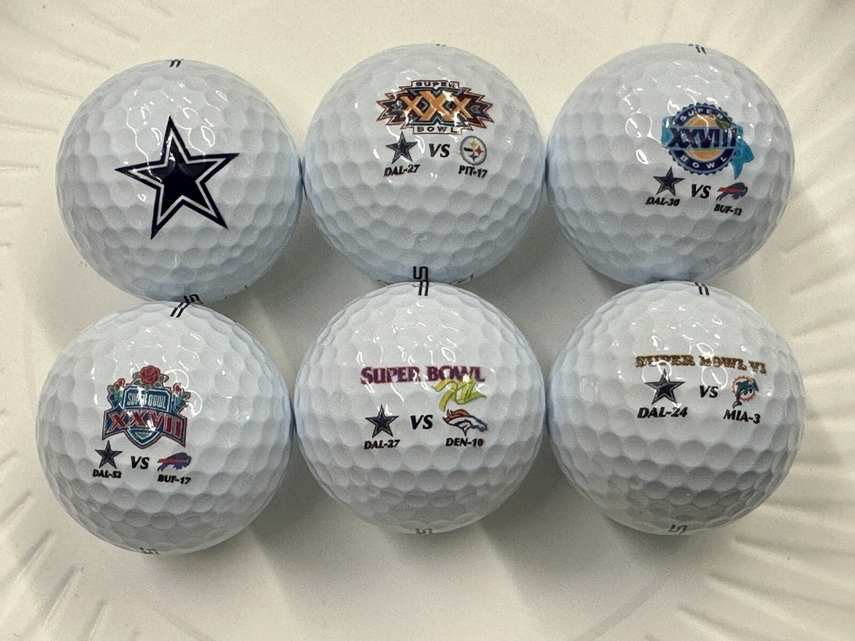Wilson Staff Model NFL Golf Balls Dallas Cowboys Limited