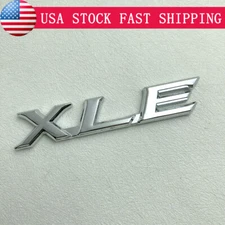 Metal Chrome XLE Letter Rear Trunk Liftgate Tailgate Emblem Badge Replace USA