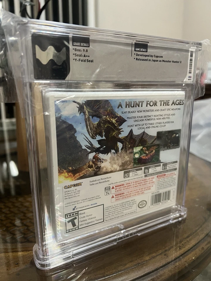 Monster Hunter Generations (3DS, 2016) Calificado Precintado 9.8 Foto 2 de 2