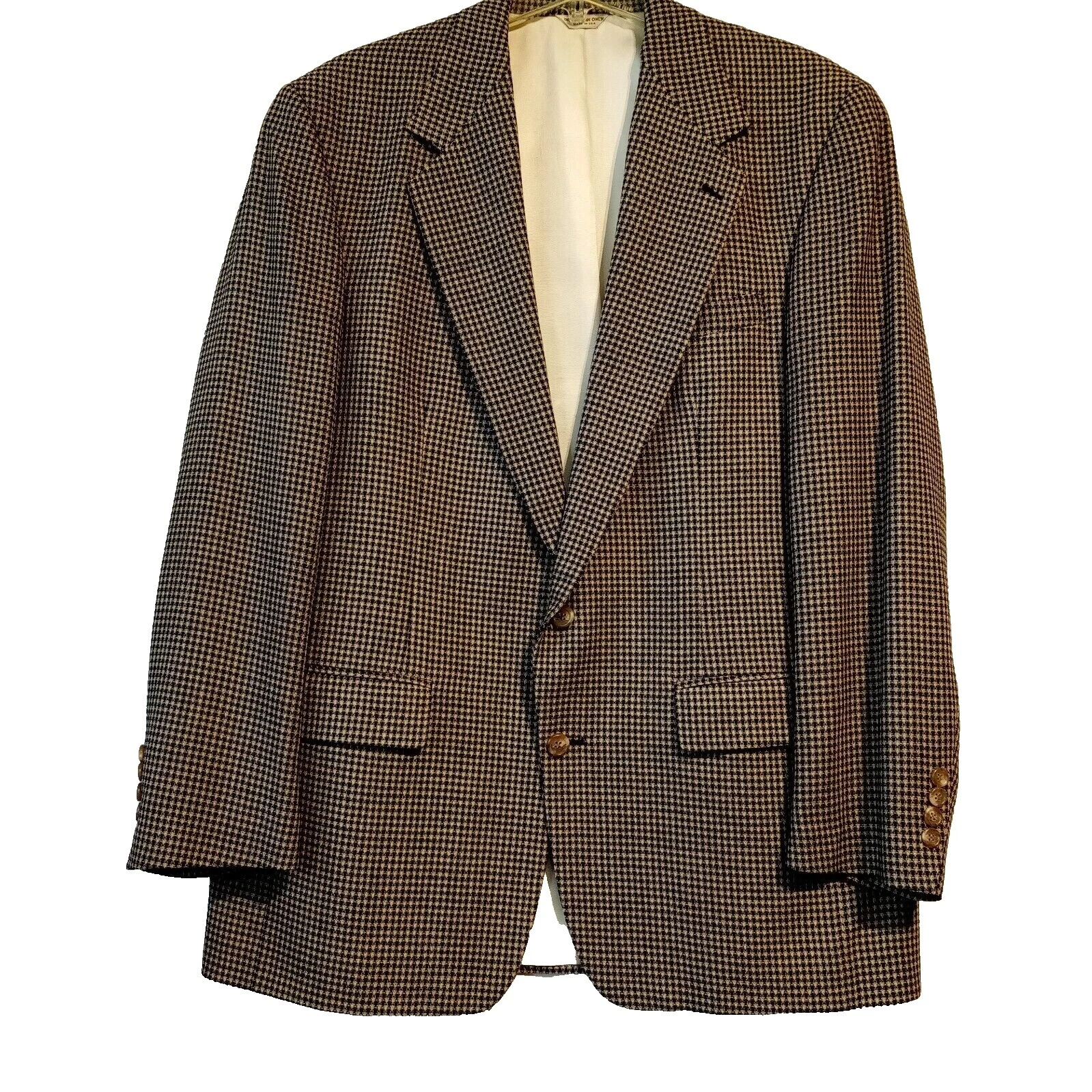 Bill Blass 检查运动服男